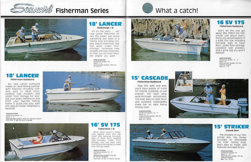 Seaswirl 1982 Brochure