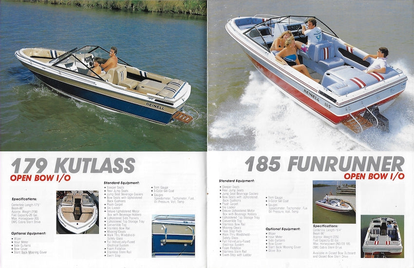 Reinell 1980s Brochure
