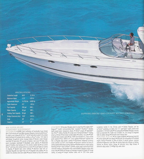 Formula 1999 Sun Sport Brochure