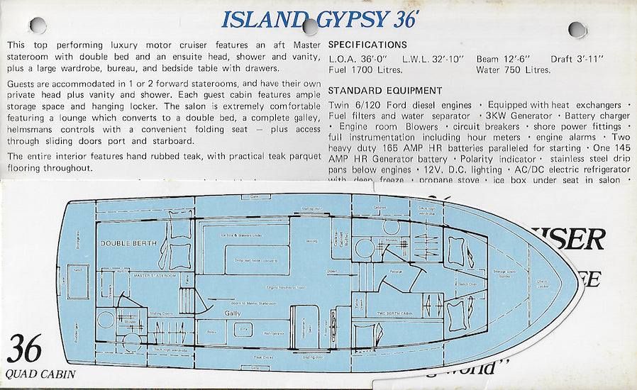 Island Gypsy 36 Brochure