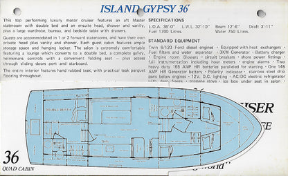 Island Gypsy 36 Brochure