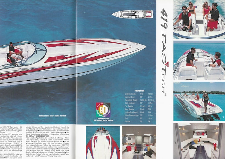 Formula 1999 FASTech Performance Brochure