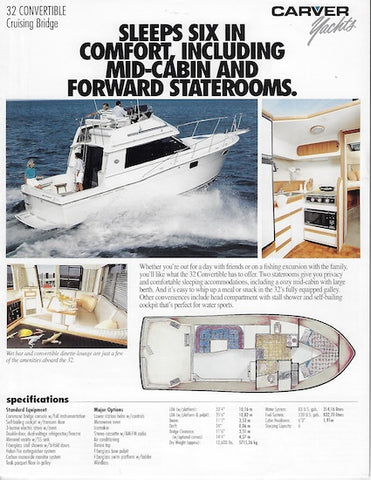 Carver 1992 Supplement Brochure