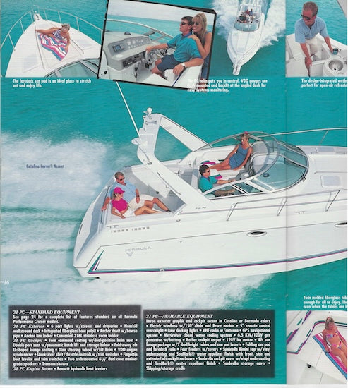 Formula 1998 Cruiser Brochure