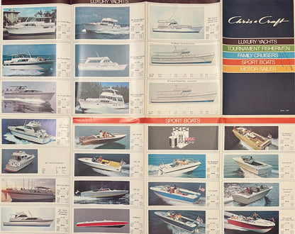 Chris Craft 1974 Poster Brochure