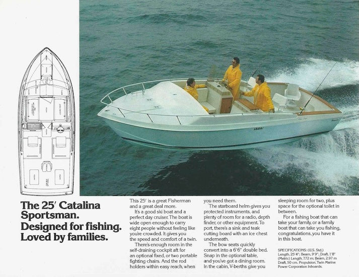 Chris Craft Catalina 25 Launch Brochure