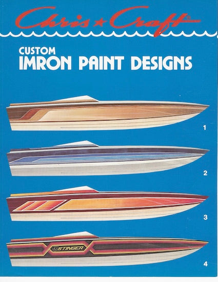 Chris Craft Custom Imron Paint Designs Brochrue