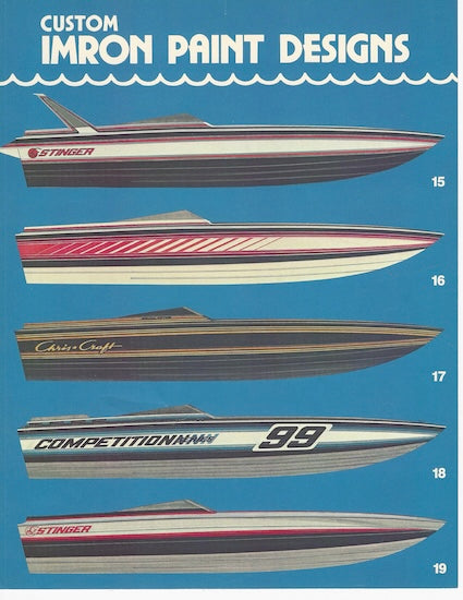 Chris Craft Custom Imron Paint Designs Brochrue