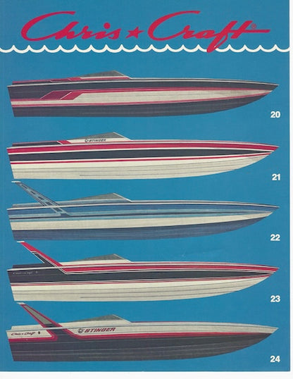 Chris Craft Custom Imron Paint Designs Brochrue
