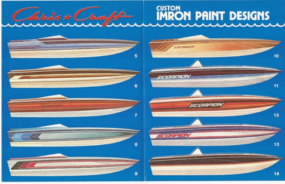Chris Craft Custom Imron Paint Designs Brochrue