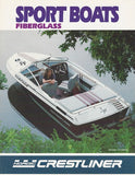 Crestliner 1984 Sport Fiberglass Boats Poster Brochure