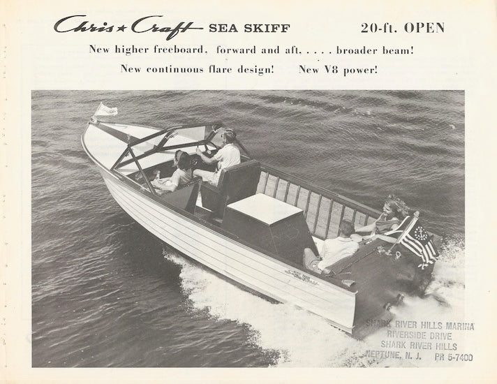 Chris Craft Sea Skiff 20 Open Specification Brochure