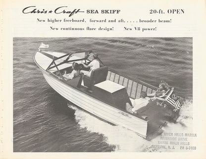 Chris Craft Sea Skiff 20 Open Specification Brochure