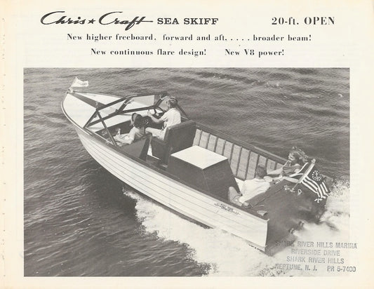 Chris Craft Sea Skiff 20 Open Specification Brochure