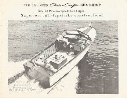 Chris Craft Sea Skiff 23 Open Specification Brochure