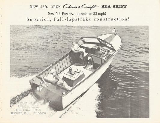 Chris Craft Sea Skiff 23 Open Specification Brochure