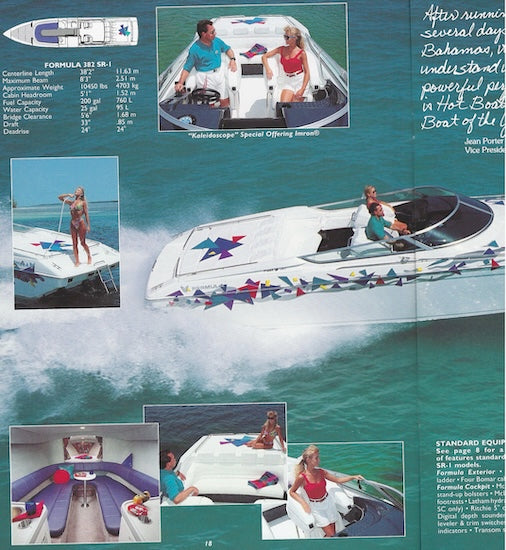Formula 1995 Performance & Cruiser Brochure