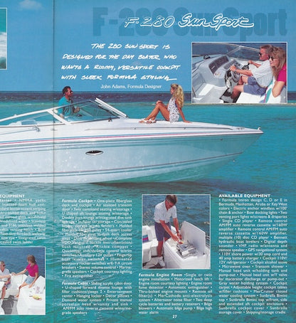Formula 1995 Performance & Cruiser Brochure