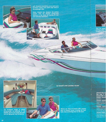 Formula 1996 Performance & Sportboat Brochure