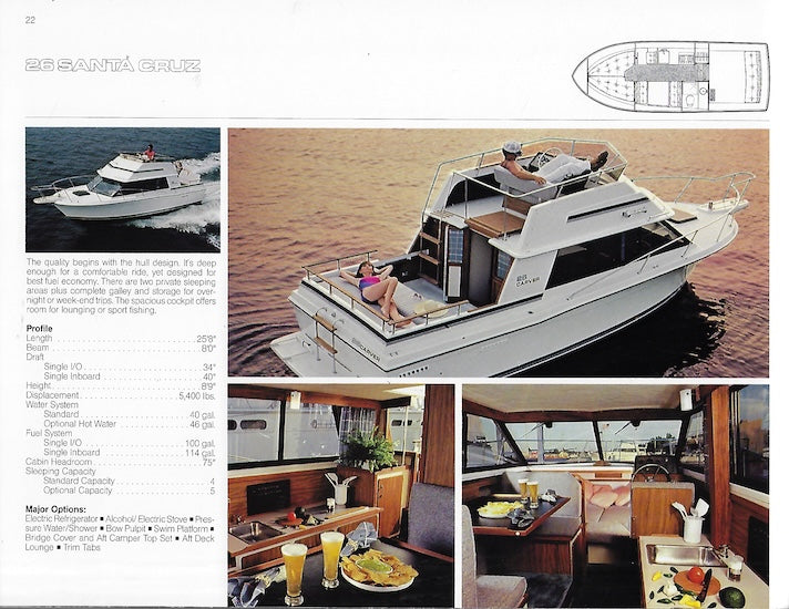 Carver 1984 Brochure – SailInfo I boatbrochure.com