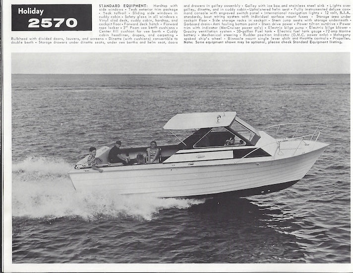 Carver 1970 Sea Skiff Brochure
