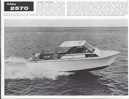 Carver 1970 Sea Skiff Brochure