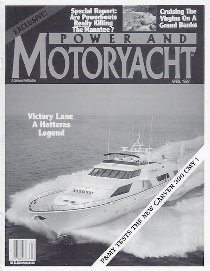 Carver 390 Cockpit Motor Yacht Power & Motoryacht Magazine Reprint Brochure