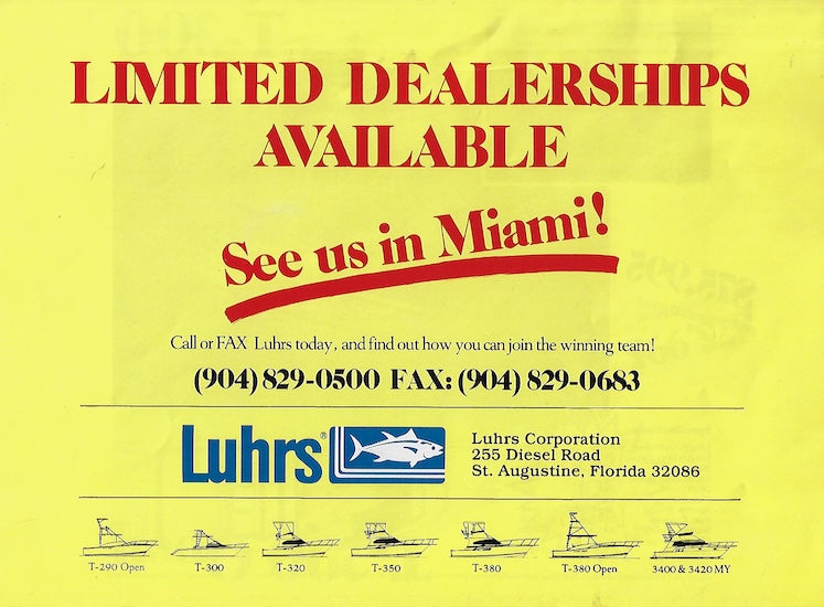 Luhrs 1992 Brochure
