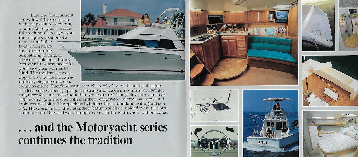 Luhrs 1992 Poster Brochure