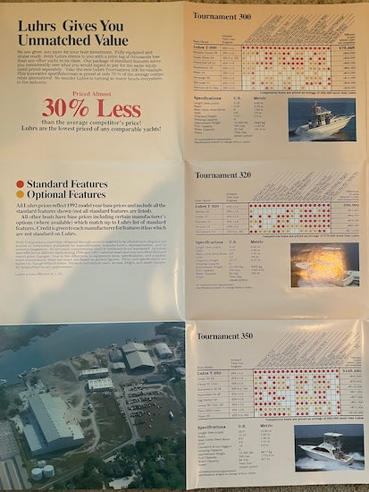Luhrs 1992 Poster Brochure