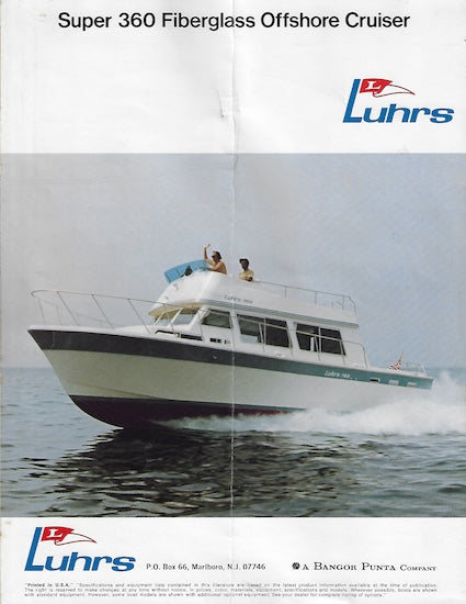 Luhrs 360 Super Flybridge Offshore Cruiser Brochure