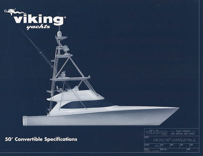 Viking 50 Convertible Specification Brochure