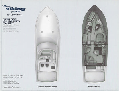 Viking 50 Convertible Specification Brochure