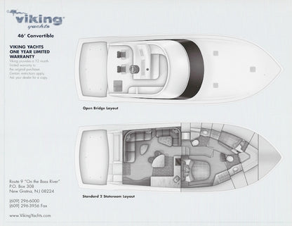 Viking 46 Convertible Specification Brochure