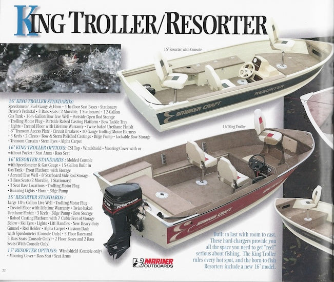 Smoker Craft 1997 Brochure
