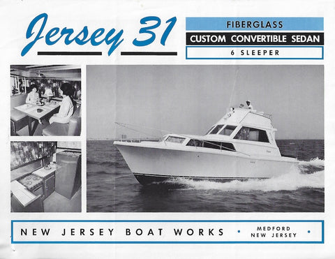 Jersey 31 Custom Convertible Sedan Brochure