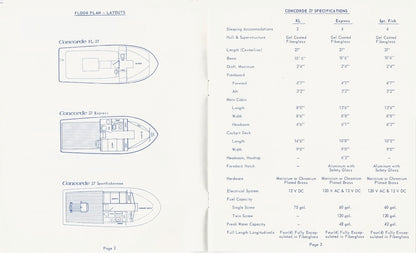 Concorde 27 Series Specification Brochure