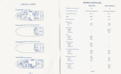 Concorde 47 Series Specification Brochure