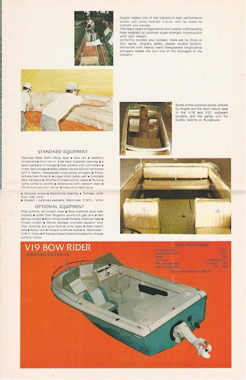 Angler 1977 Poster Brochure