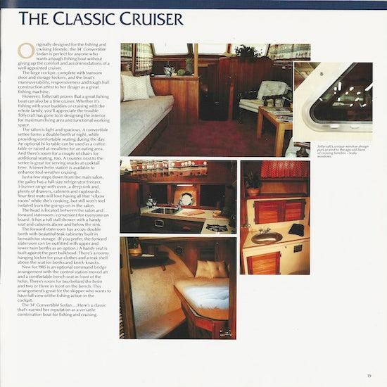 Tollycraft 1985 Brochure