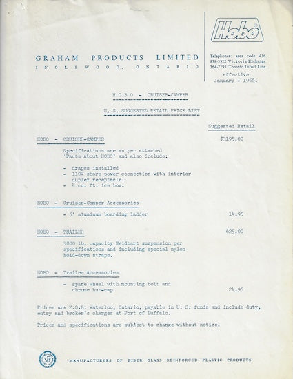Hobo Brochure
