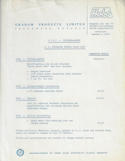 Hobo Brochure
