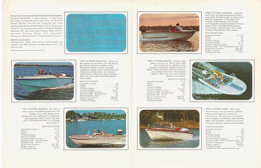 Cutter 1964 Canada Brochure