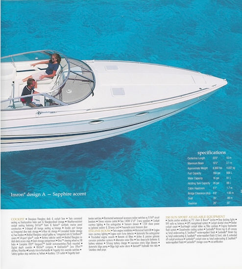 Formula 2000 Sun Sport Brochure