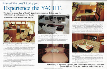 Nova Embassy Yachts Brochure