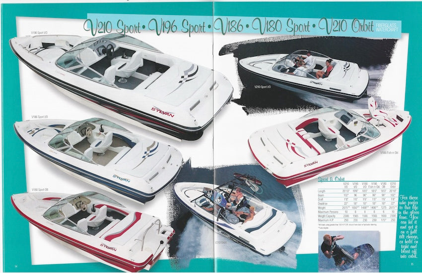 Sylvan 2000 Pontoon & Fiberglass Brochure