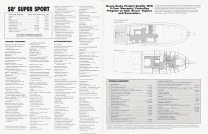 Ocean 58 Super Sport Brochure