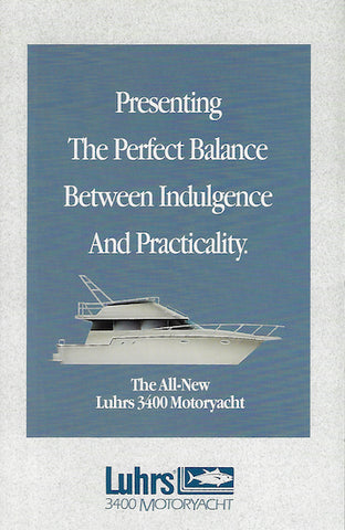 Luhrs 3400 Motor Yacht Brochure