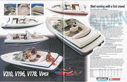 Sylvan 1996 Fiberglass & Pontoon Brochure