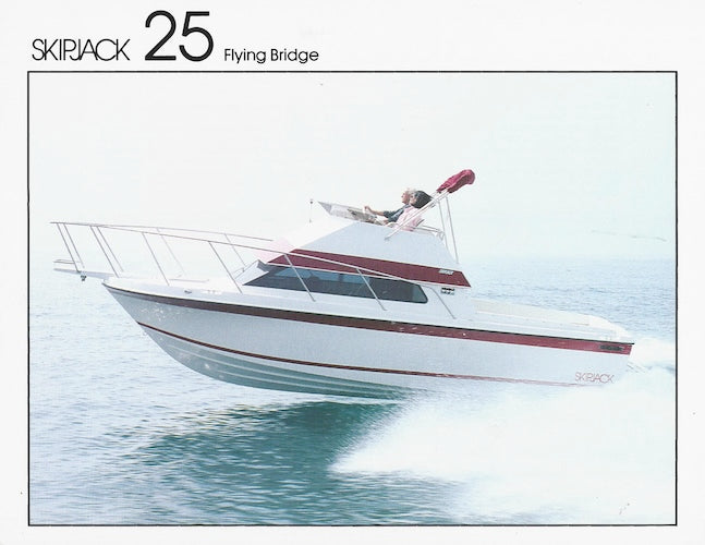 Skipjack 25 Flybridge Specification Brochure